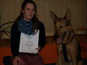 Nadine Luger mit Pepino